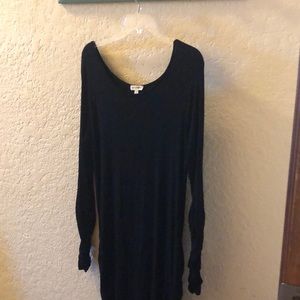 Black Rouche Dress